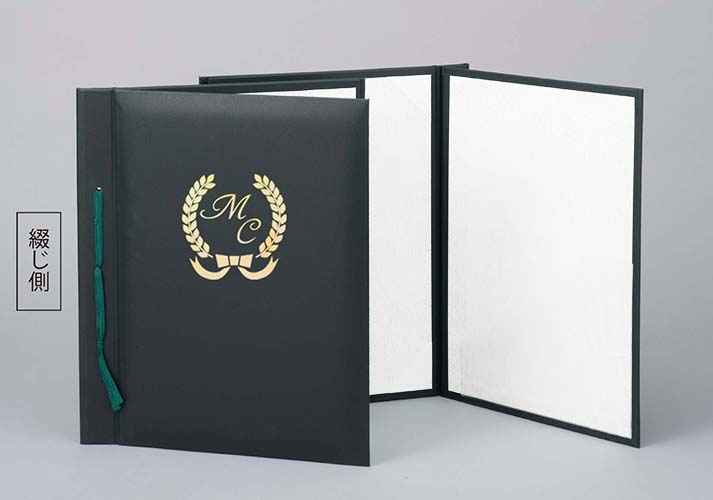 免許状/特注/VP/黒/証書サイズA4(297×210㎜)/紹介番号1-8