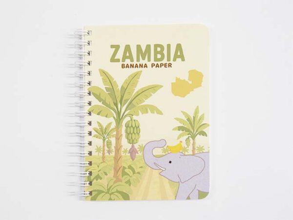 桜花学園高・上村様がバナナペーパーのノートを販売し利益を寄付