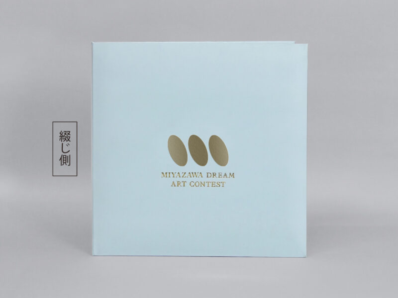 記念品/ホルダー/特注/紙/水色/証書サイズA5(148×210㎜)/紹介番号2-49