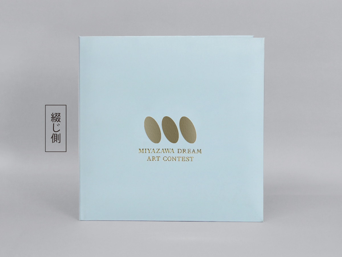 記念品/ホルダー/特注/紙/水色/証書サイズA5(148×210㎜)/紹介番号2-49